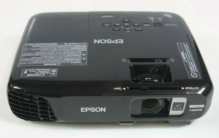 Epson Ex7220 H550a 3000 Lumens 1280 X 800 Wxga Projector 86 Hours No Remote