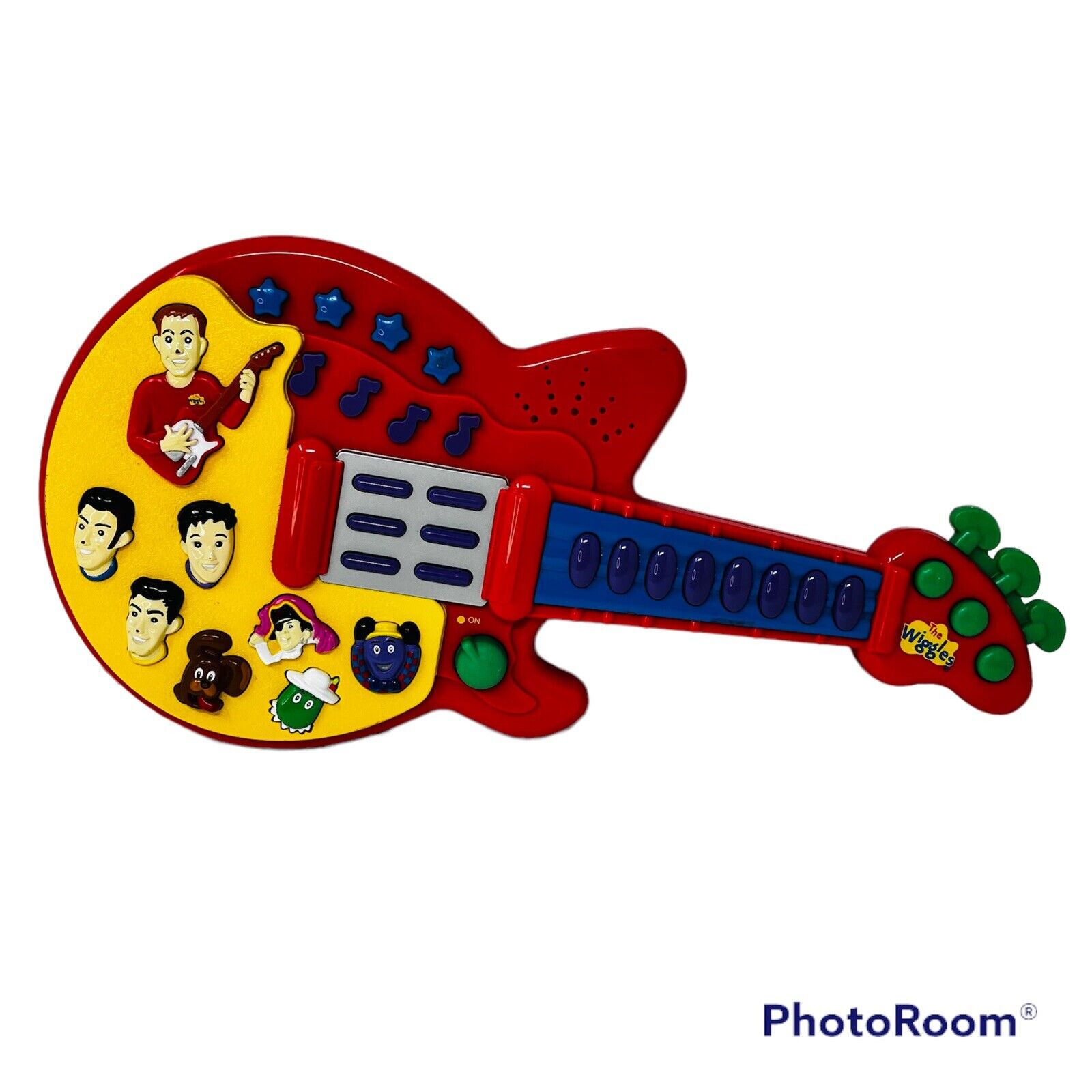 Wiggles Play Along Guitar Musical Touring Party Songs 2003 Spin Master Toy Red