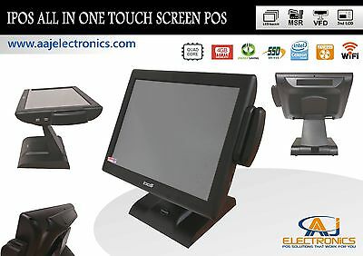 Ipos All In One Touch Screen System 8gb Ram/128gb Ssd/wifi Restaurant/retail Pos