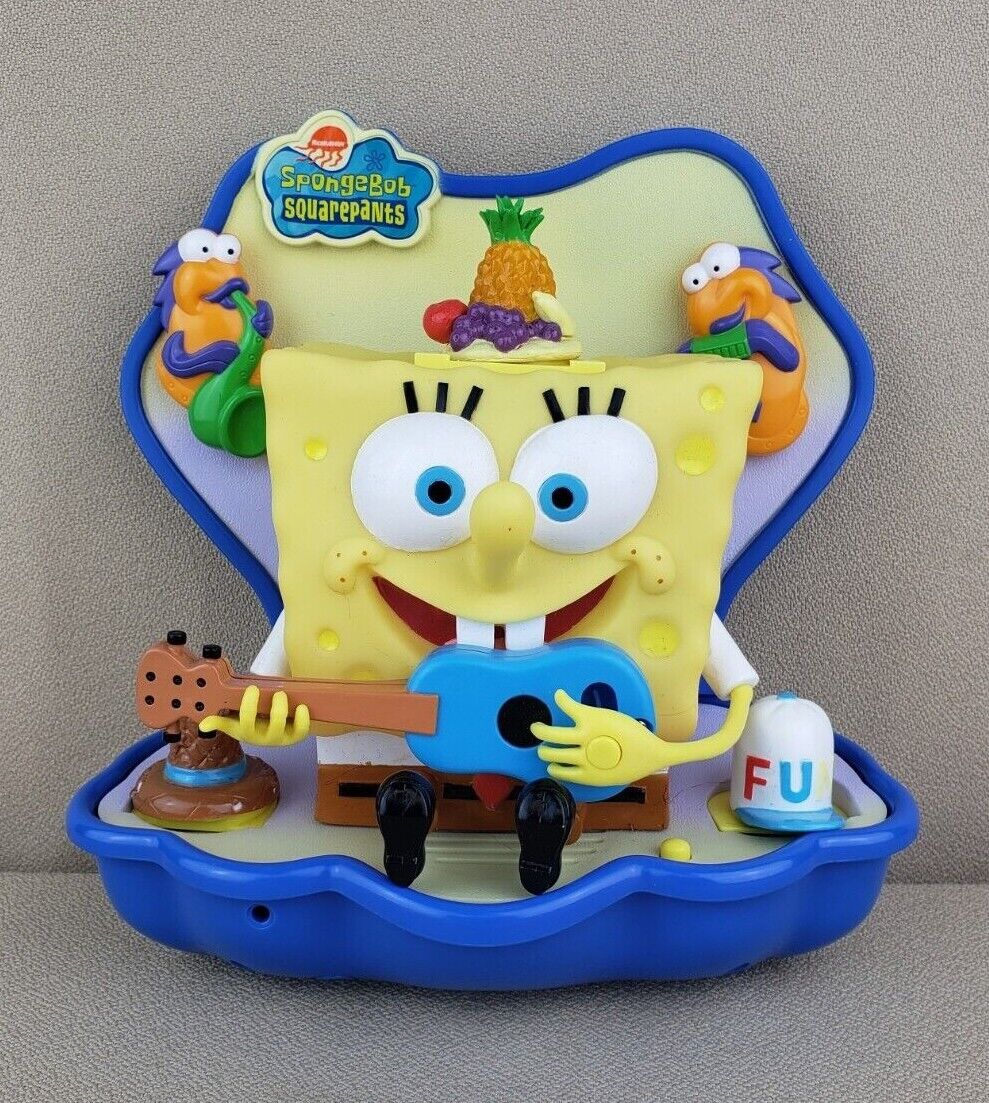 Spongebob Squarepants Swap N Bop Singing Motion Toy Nickelodeon Works! See Video