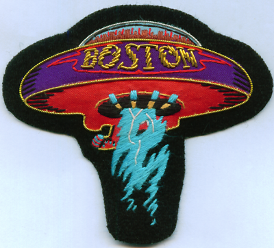 Boston Rock Band Feeling Mind Time Back Concert Jacket Shirt Mtv Vh1 Song Patch