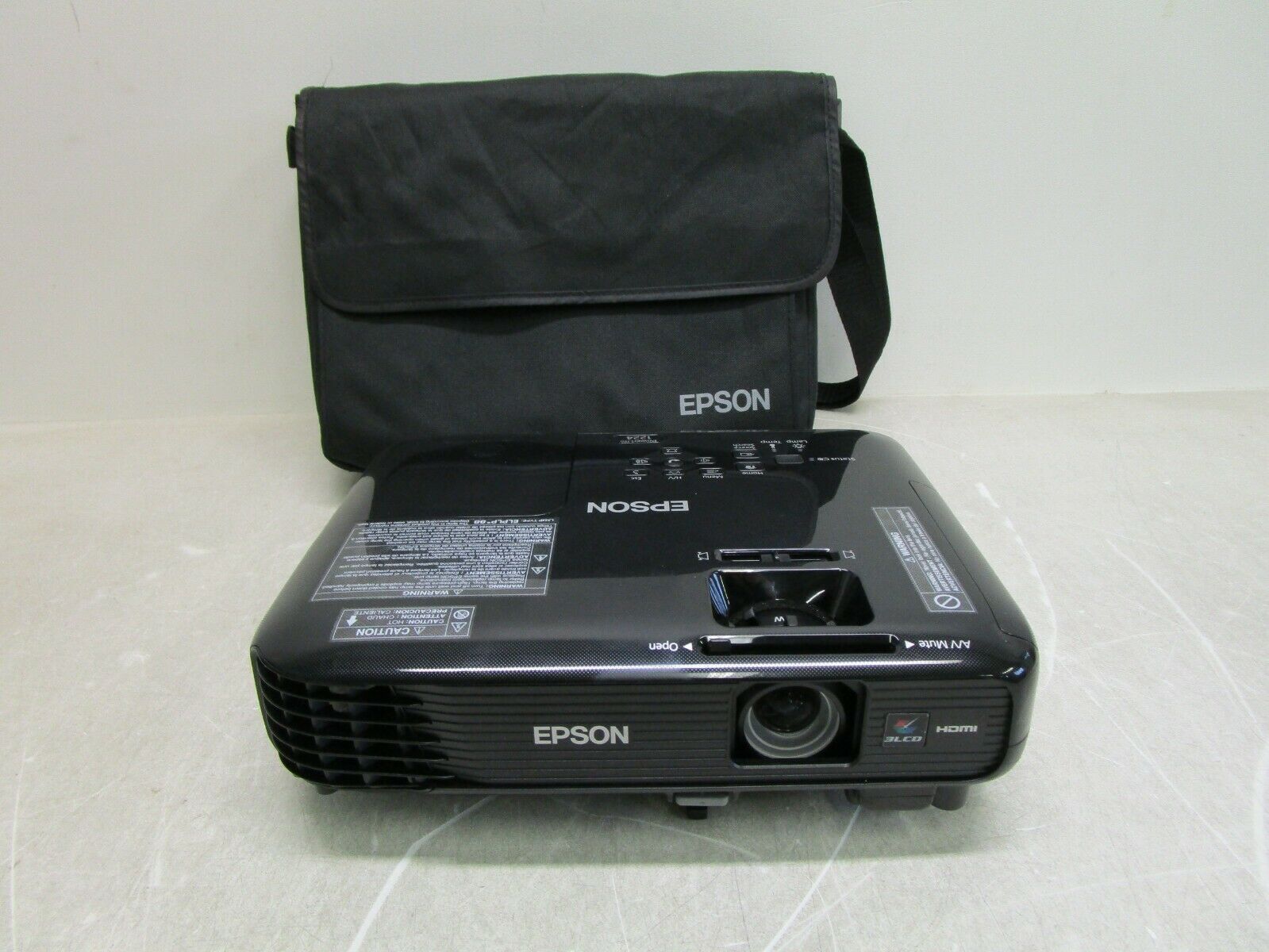 Epson PowerLite 1224 LCD Projector with Carry Case