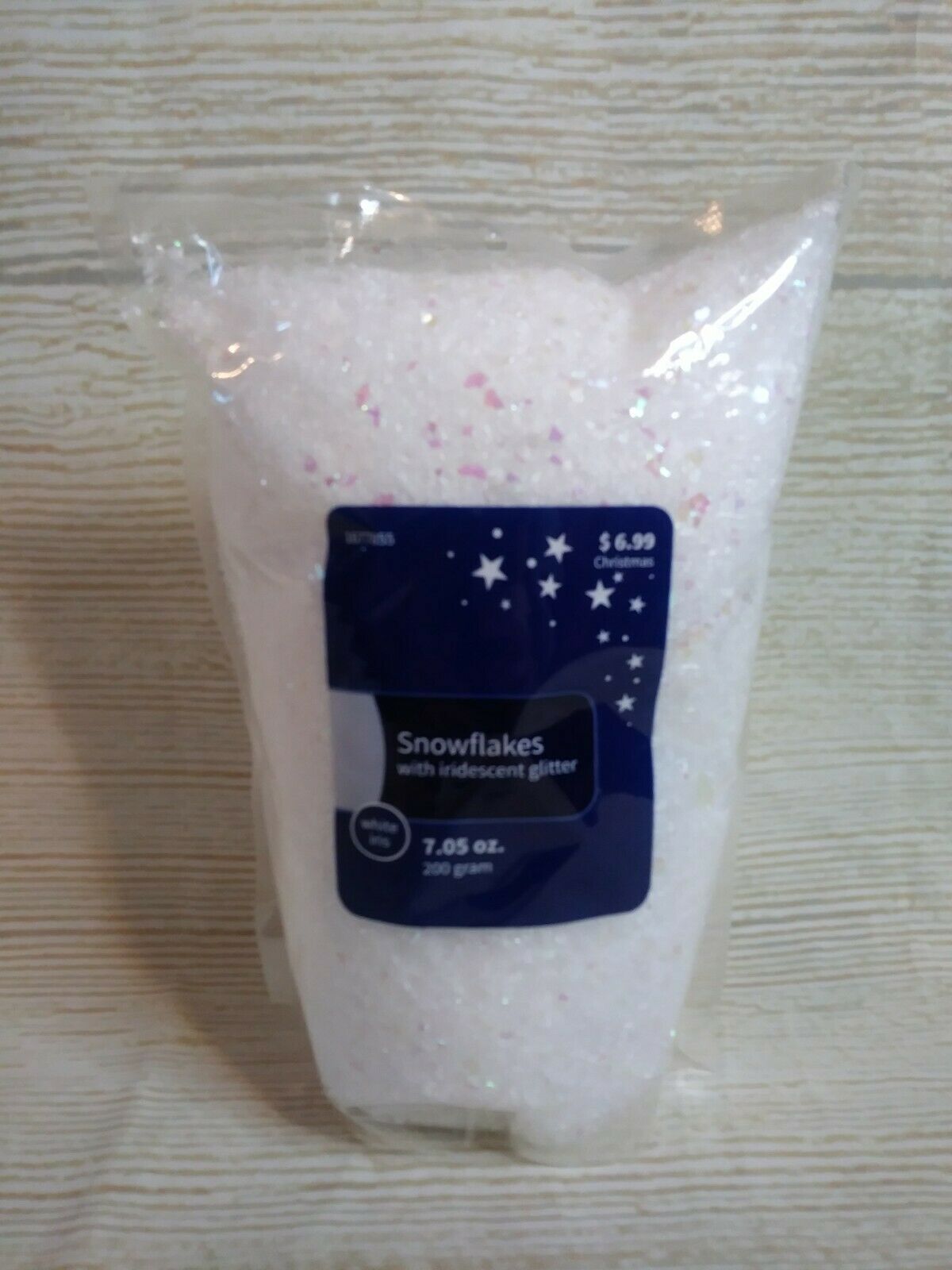 New! Faux Snowflakes With Irridecent Glitter Diy Christmas Winter Crafts Snow