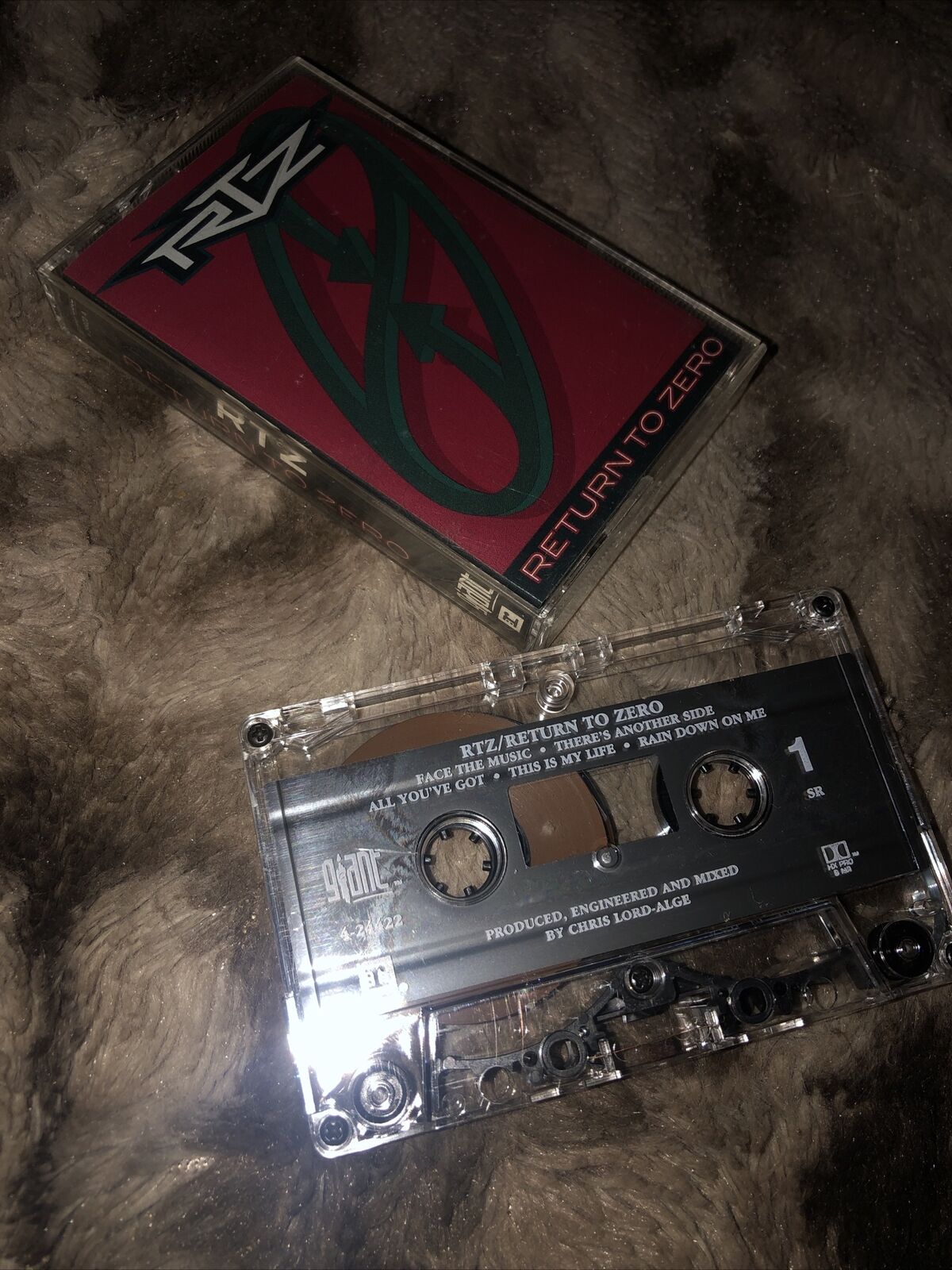 RTZ -return To Zero(1991 Cassette Tape)AOR Rock_Boston Members