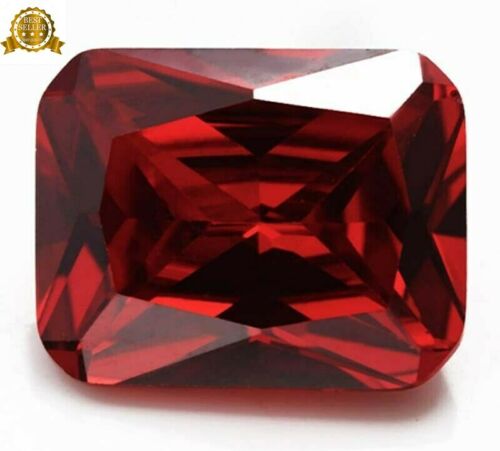 Natural Emerald Red Ruby 26.2ct 13x18mm Faceted Cut Aaaaa Vvs Loose Gemstone