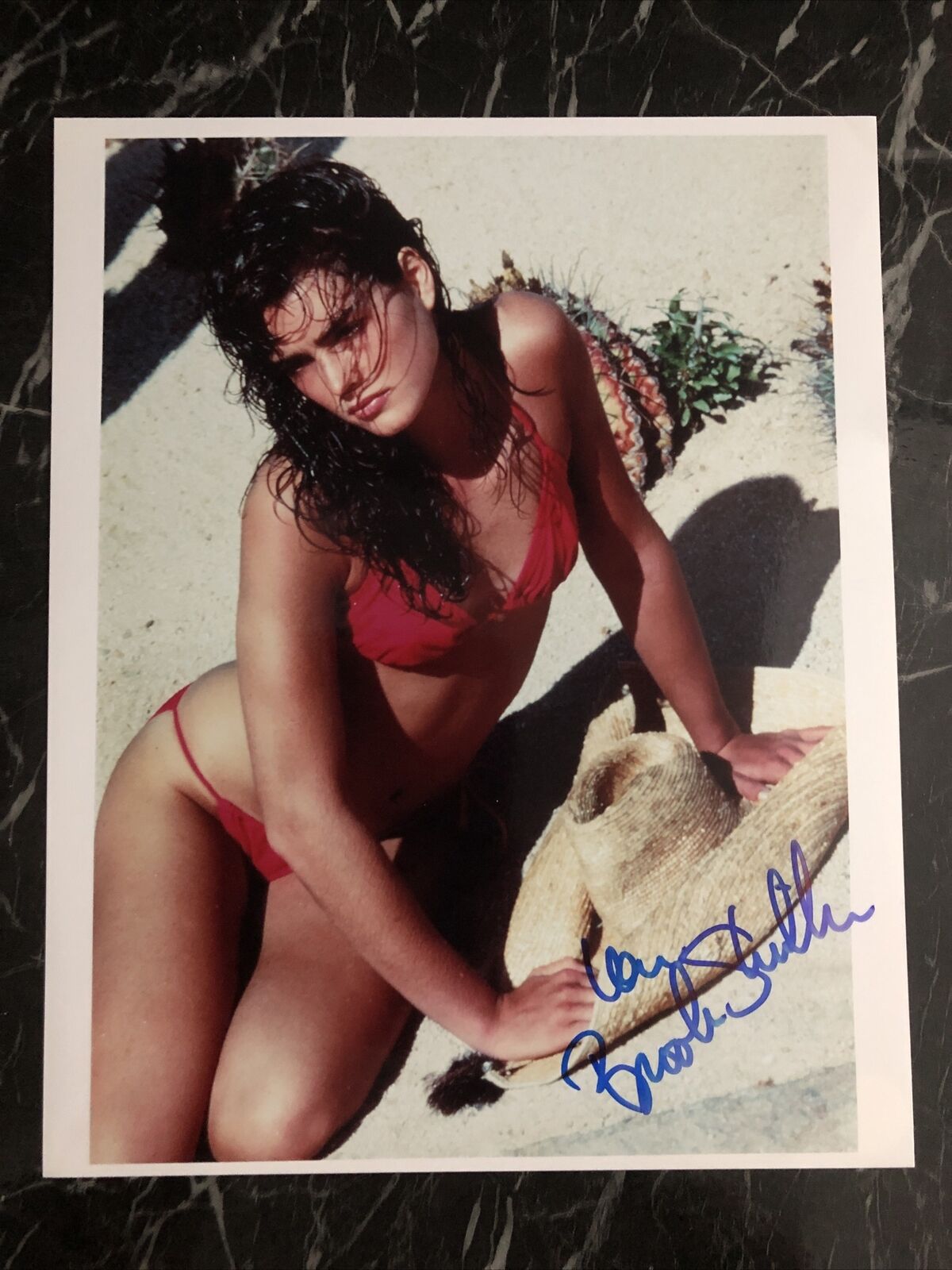 Brooke Shields Original Hand Signed 8 X 10 Photo Coa