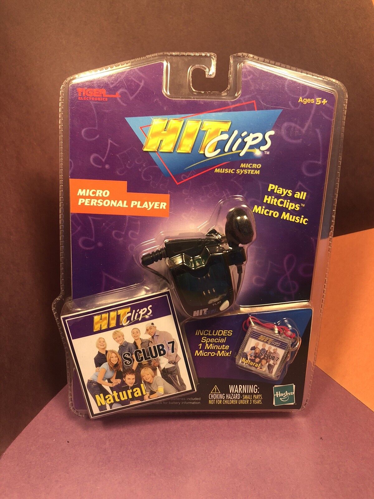 Hit Clips S Club 7 Black Personal Player Featuring “Natural”