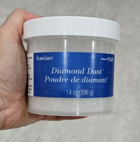 Diamond Dust Glitter Sewing Arts Multi Purpose Crafts Supplies 14 Ounces Jar New