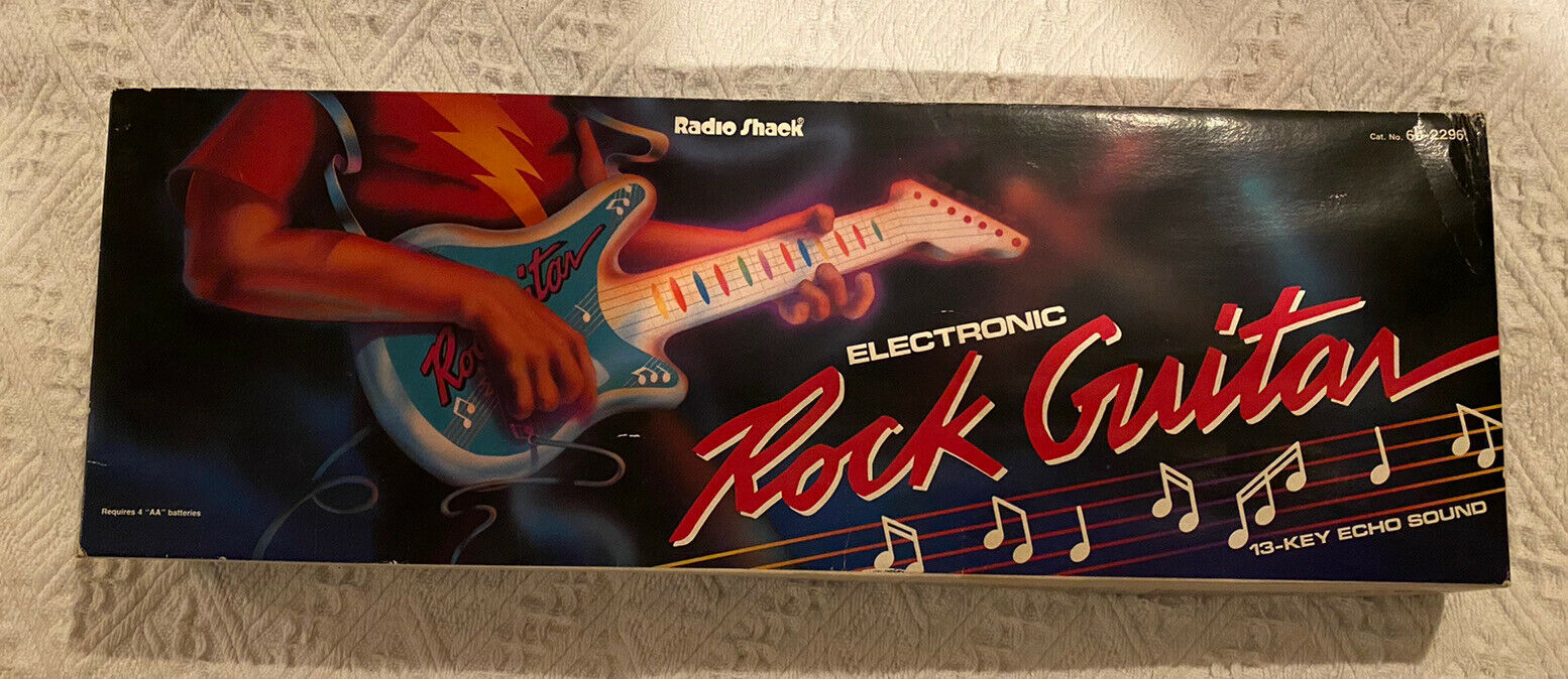 Vintage Electronic Rock Guitar Radio Shack New Open Box