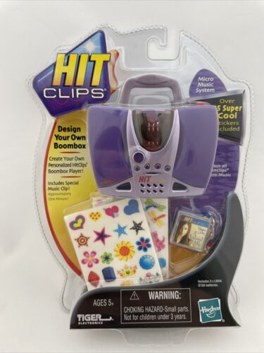 NEW Sealed HIT CLIPS Design Your Own Boombox “A Thousand Miles” Vanessa Carlton