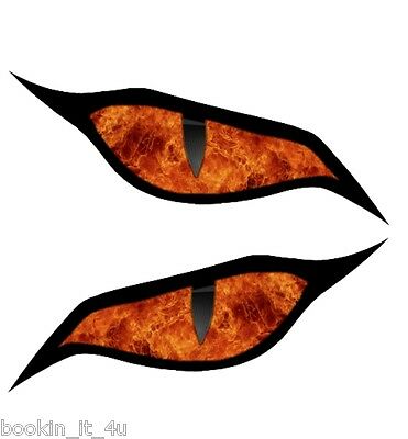 MONSTER EVIL EYES VINYL DECAL STICKERS #27 LIVE FIRE