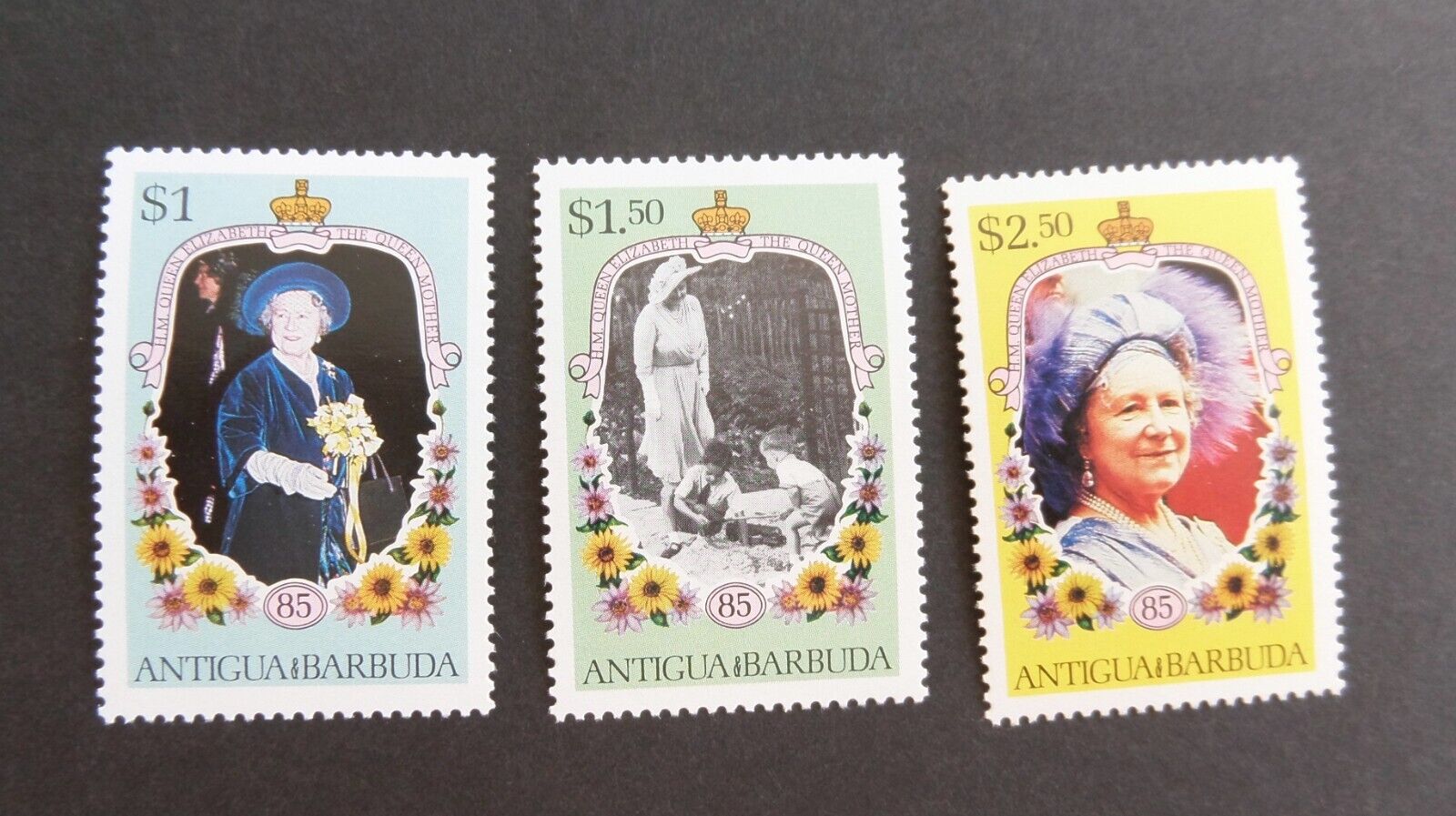 Antigua & Barbuda 1985 Queen Mother 85th Birthday Mnh Unmounted Mint Um