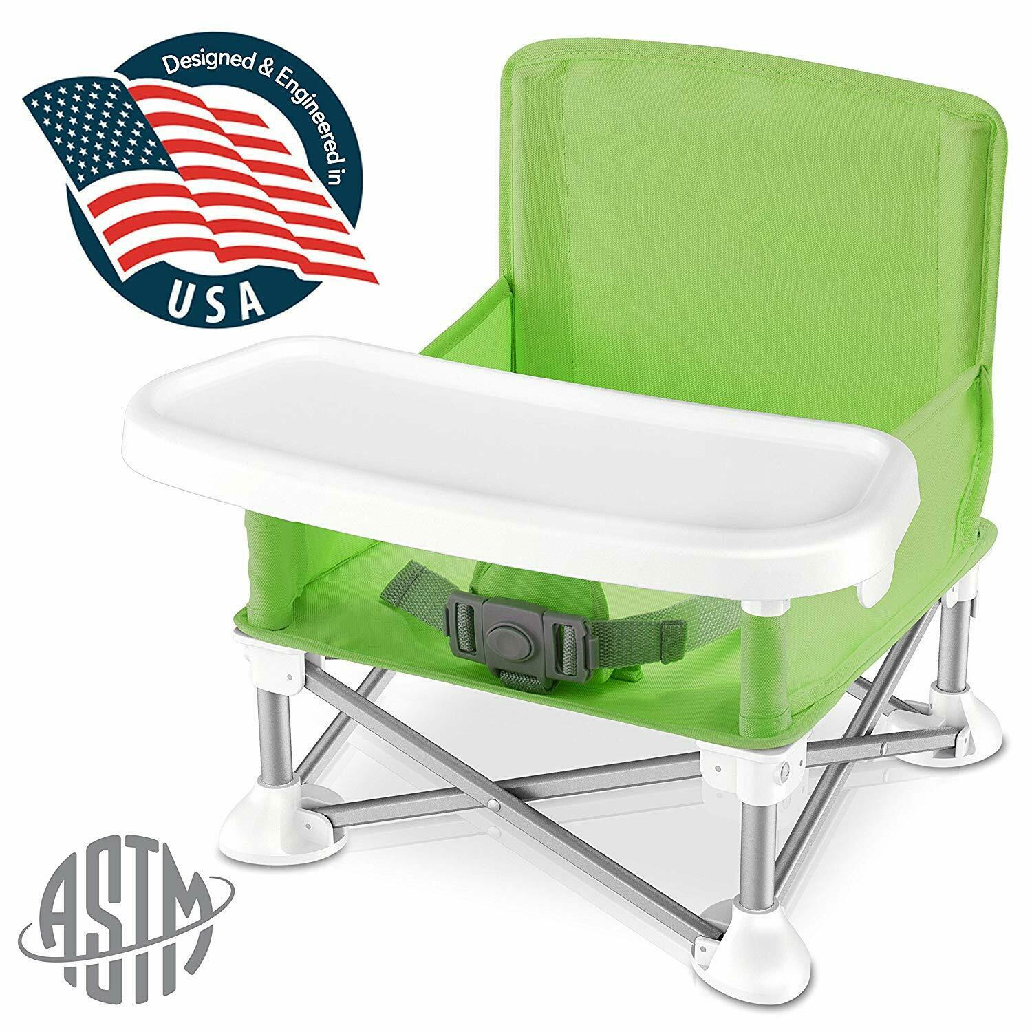 SereneLife SLBS66G Portable Baby, Toddler Seat Booster High Chair