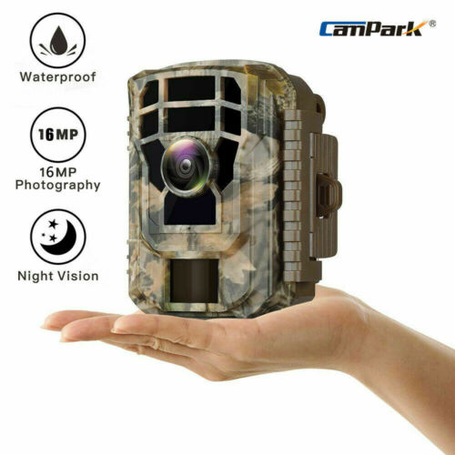 Campark 16mp Trail Camera Wildlife Hunting Game Scouting Cam Pir Night Vision