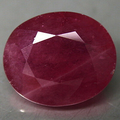 Masterpiece Collection: Oval Faceted Genuine Bright Red Ruby (5x3mm to 7x5mm)