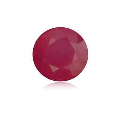 Natural Ruby Aa Quality Round Faceted Loose Gemstones (1.2mm - 6mm)