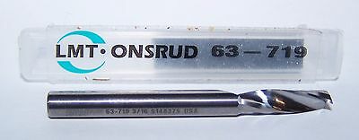 3/16" (.1875") Carbide Single O Flute End Mill Router Hard Plastic Onsrud 63-719