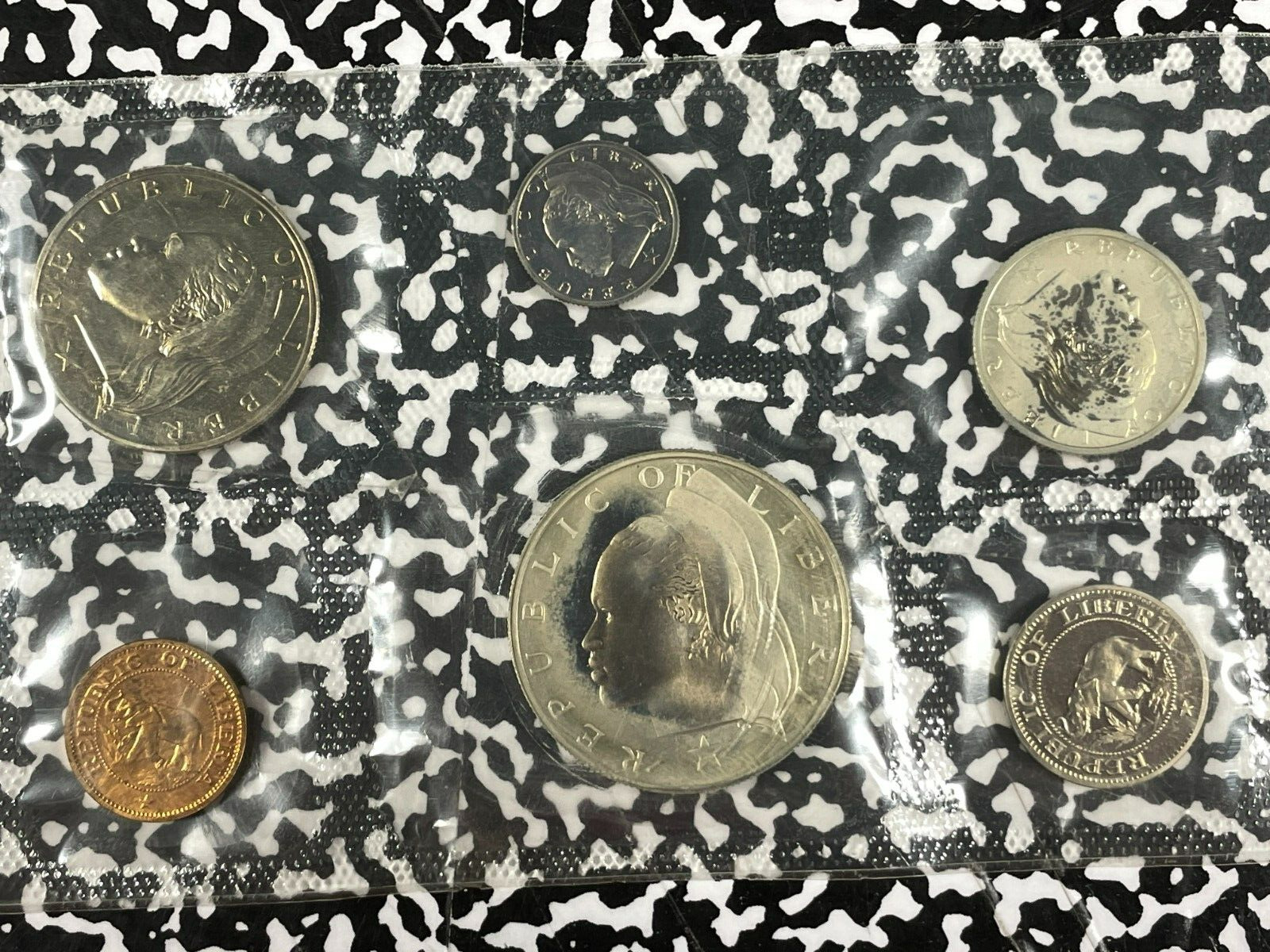 1972 Liberia 6 Coin Proof Set Lot#b1167