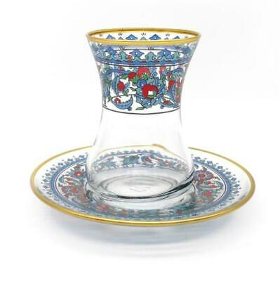 Topkapi Classic Turkish Design Tea Set For Six Person