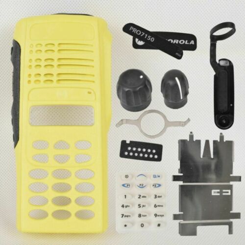 Yellow Replacement Repair kit Housing Case for motorola PRO7150 Portable radio