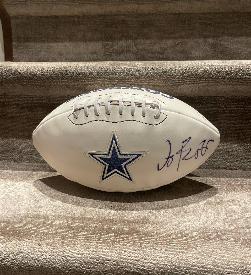 Dez Bryant Signed Football Cowboys Autographed Ball Autograph