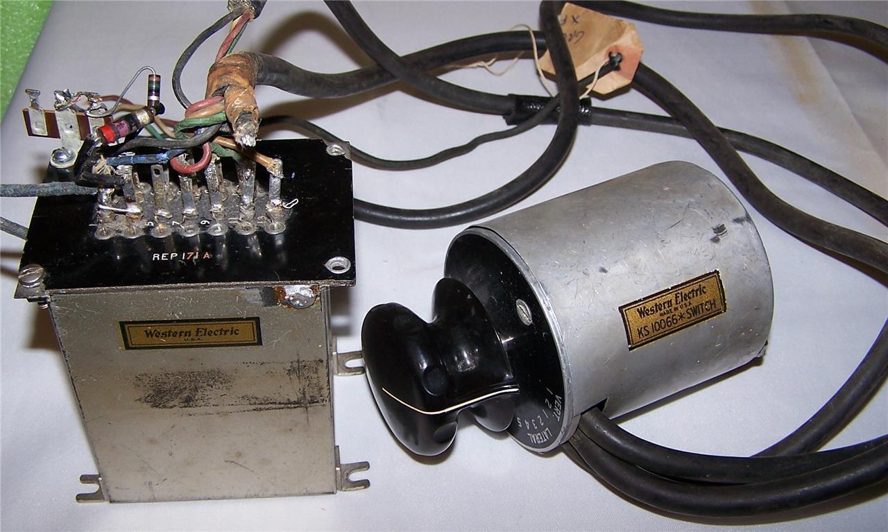 Western Electric 171A RET Coil  input transformer & KS-10066 switch phono