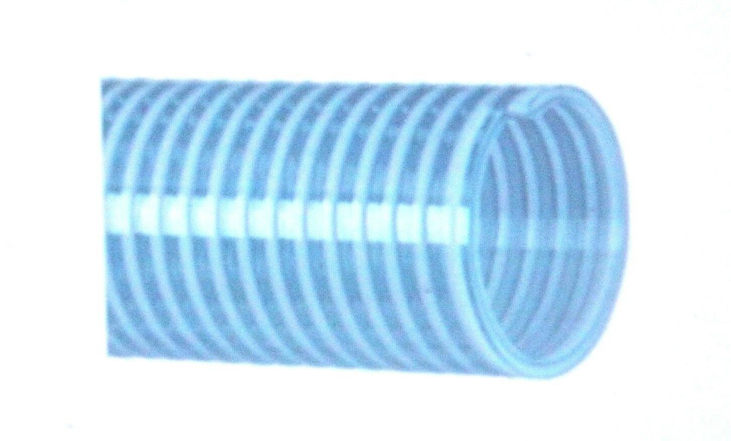 Kanaflex 4" X 20ft. With M & F Camlocks - Clear Pvc Water Suction Hose Assembly