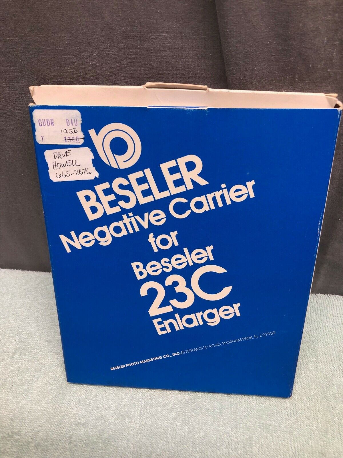 Beseler #8070 6x7 Negative Carrier for the 23C Series Enlargers